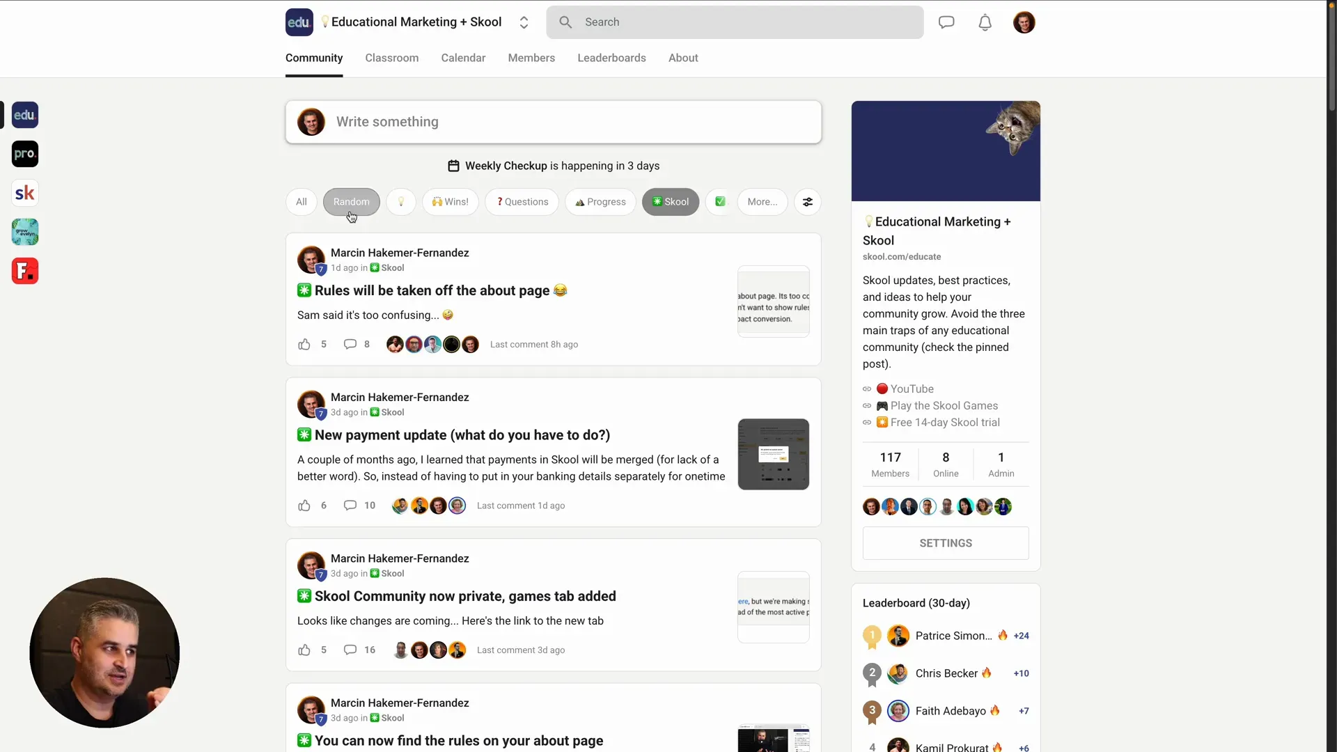Pinning posts in other categories